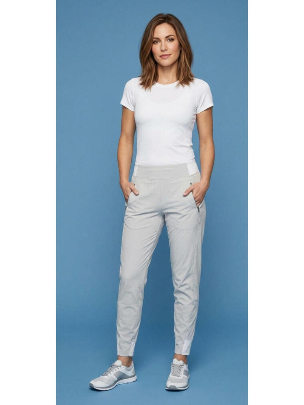 Athleta Trekkie North Jogger Pants Size 8 x 27.5" | Zip Pockets | #533655